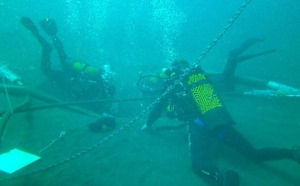 Retour en images sur les fouilles archéologiques au large de la route du Littoral