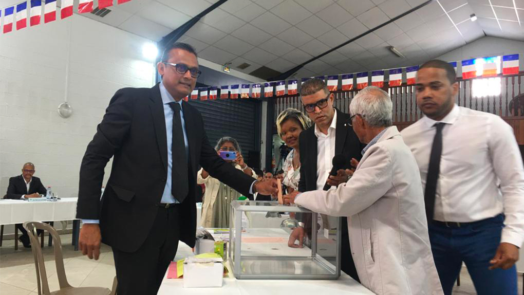 Jeannick Atchapa investi officiellement maire de Bras-Panon
