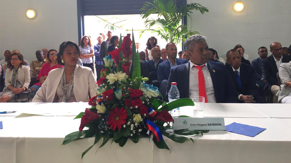 Jeannick Atchapa investi officiellement maire de Bras-Panon