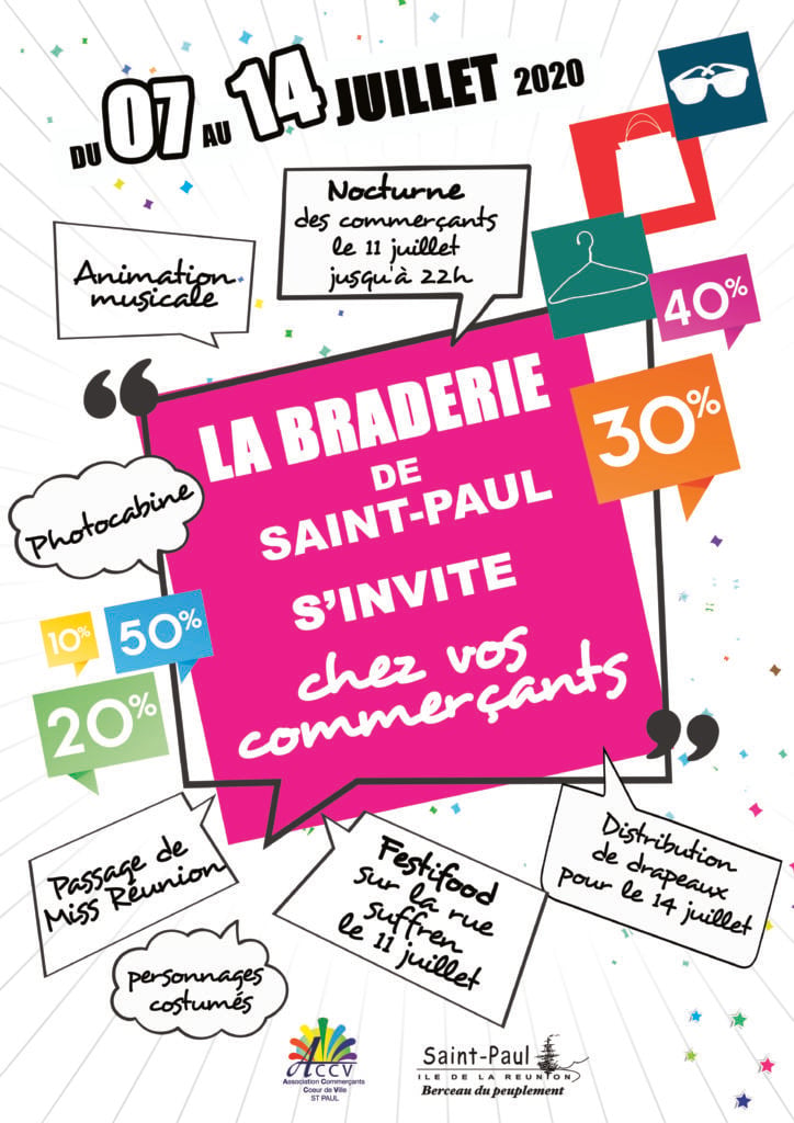 La braderie de Saint-Paul s’invite chez vos commerçants !