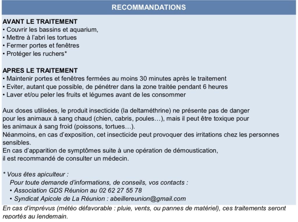 Des opérations de démoustication prévues dans le secteur de la rue Jacquot prochainement