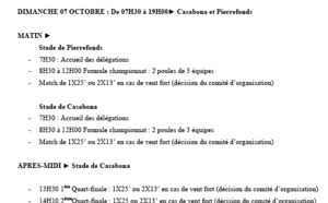 Le tournoi de foot pour moins de 15 ans de St-Pierre c'est ce week-end