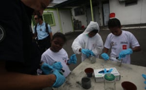 1000 Sourires fait découvrir les métiers de la gendarmerie à 40 enfants