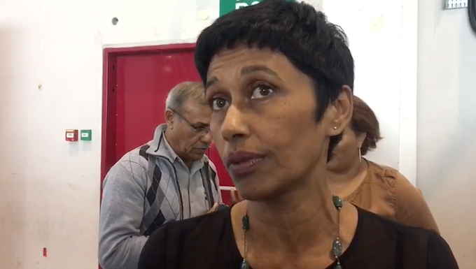 Ericka Bareigts suite à l'élection de Maurice Gironcel :