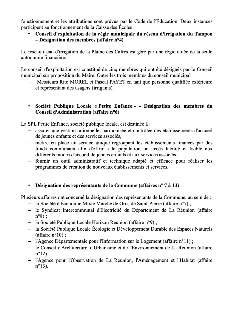 Le maire tend la main à l’opposition durant le Conseil Municipal