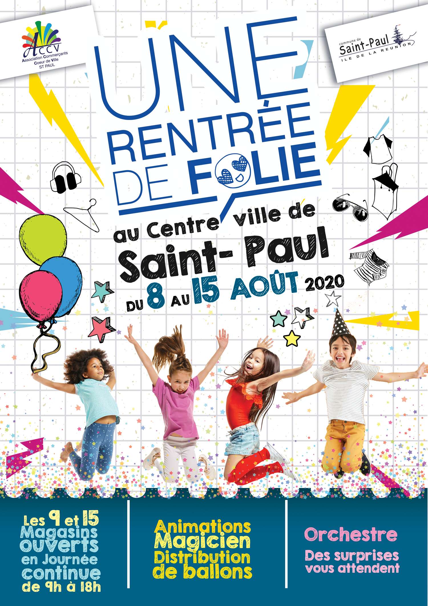Une rentrée de folie au centre-ville de Saint-Paul