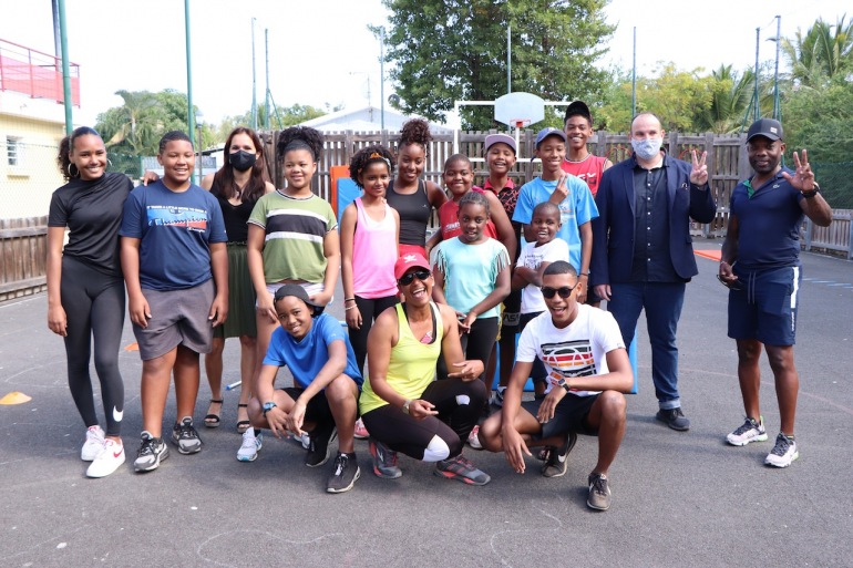 Séance d’initiation à l’athlétisme à l’Étang Saint-Paul