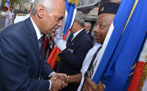 St-Denis : Commémoration du 11 novembre avec Victorin Lurel