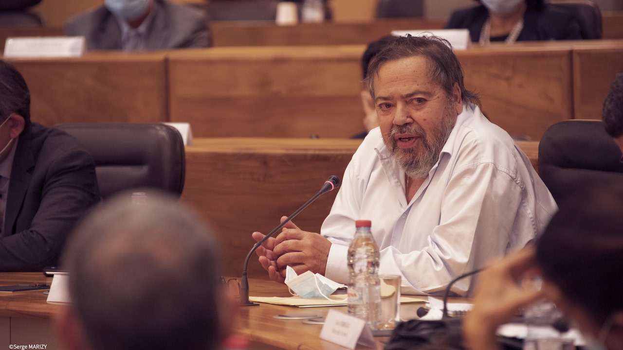 Photos - Gestion de la crise sanitaire : Les maires de La Réunion rencontrent Sébastien Lecornu