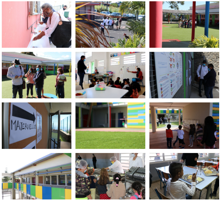 Rentrée Scolaire 2020 à Saint-Leu: visite de terrain en images