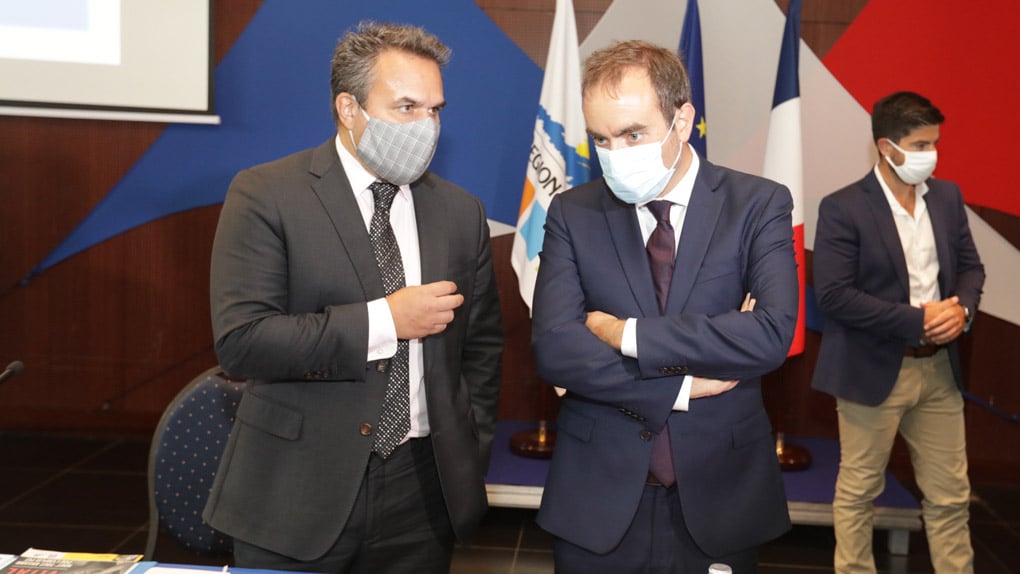 Didier Robert s'entretient avec Sébastien Lecornu
