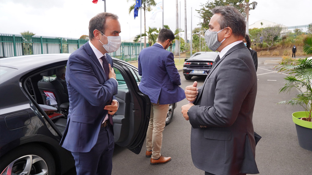 Didier Robert s'entretient avec Sébastien Lecornu