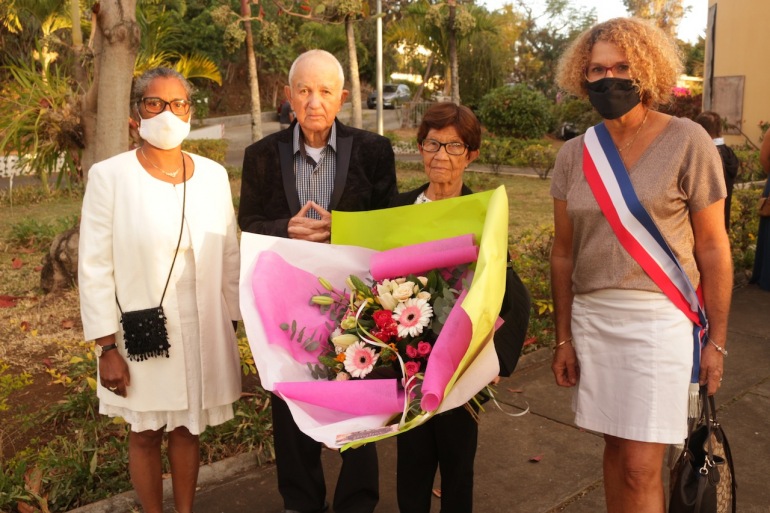 Noces de palissandre des époux Séverin à Saint-Gilles-les-Hauts