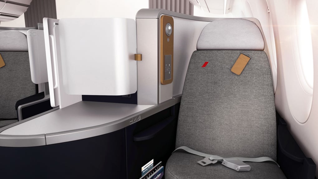 Les cabines du 777 d'Air France s'offrent un lifting pour les 75 ans de la compagnie