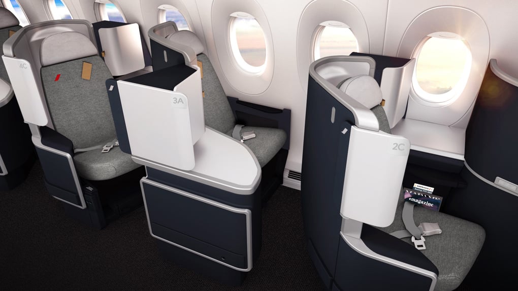 Les cabines du 777 d'Air France s'offrent un lifting pour les 75 ans de la compagnie