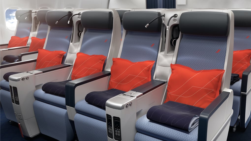 Les cabines du 777 d'Air France s'offrent un lifting pour les 75 ans de la compagnie