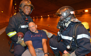 Retour en images sur l'exercice de sécurité à la tranchée couverte à St Denis