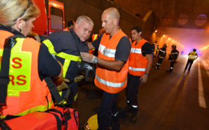 Retour en images sur l'exercice de sécurité à la tranchée couverte à St Denis