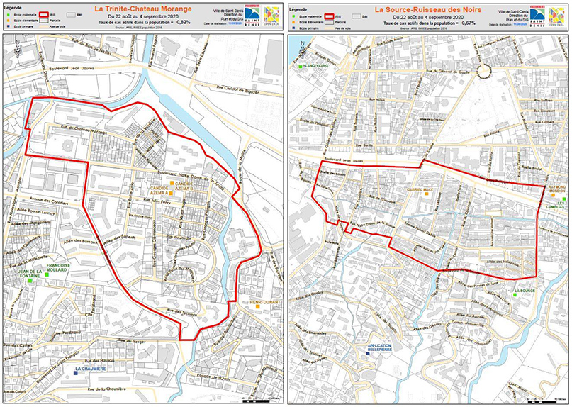 Où doit-on porter le masque ? Les zones cartographiées