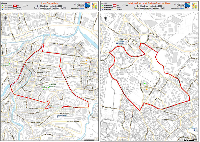 Où doit-on porter le masque ? Les zones cartographiées