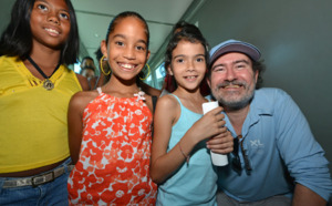 150 enfants survolent l'île avec XL Airways : Retour en images