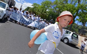Retour en images sur la manifestation contre le mariage pour tous