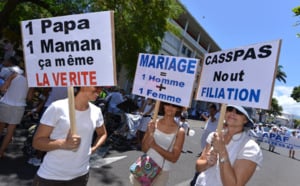 Retour en images sur la manifestation contre le mariage pour tous