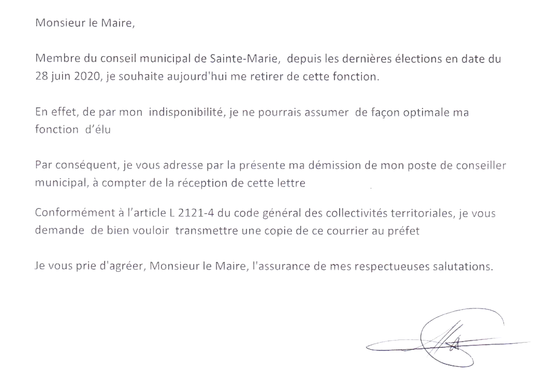 ?Gérald Maillot démissionne de son mandat de conseiller municipal