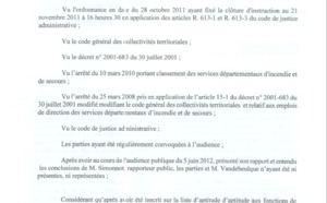 Le colonel Vandebeulque ne peut juridiquement plus diriger le SDIS Réunion...