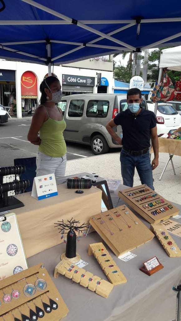 Premier micromarché artisanal éphémère à Saint-Gilles-les-Bains