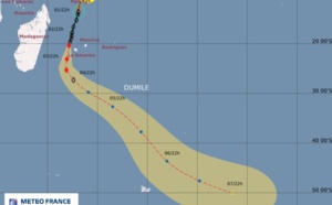 Point de 10h : La Réunion en alerte rouge, Dumile devient cyclone
