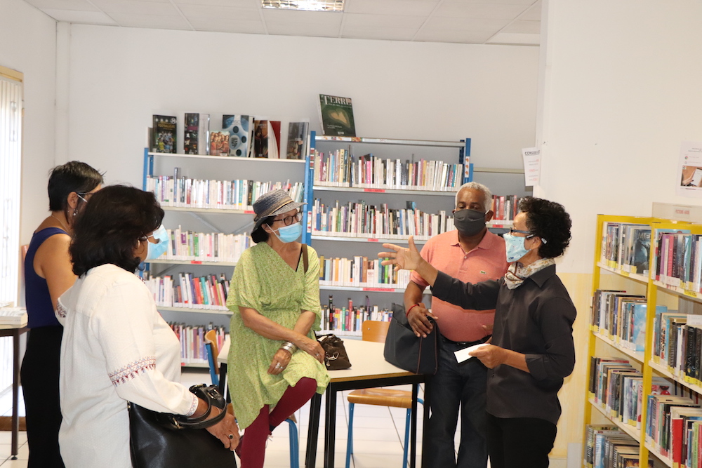 Visite guidée de la nouvelle médiathèque de Plateau Caillou