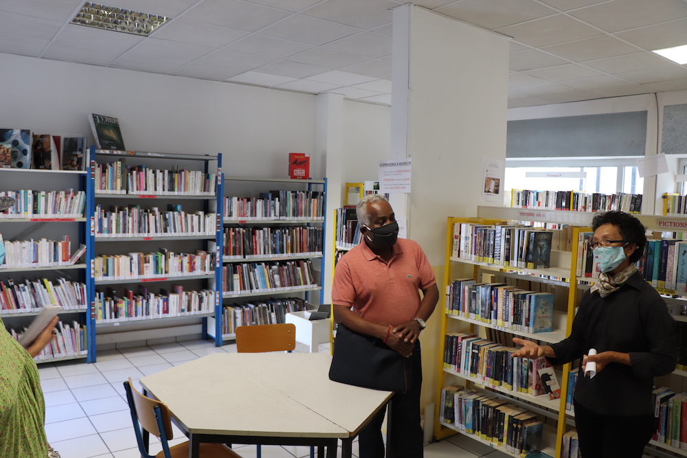 Visite guidée de la nouvelle médiathèque de Plateau Caillou