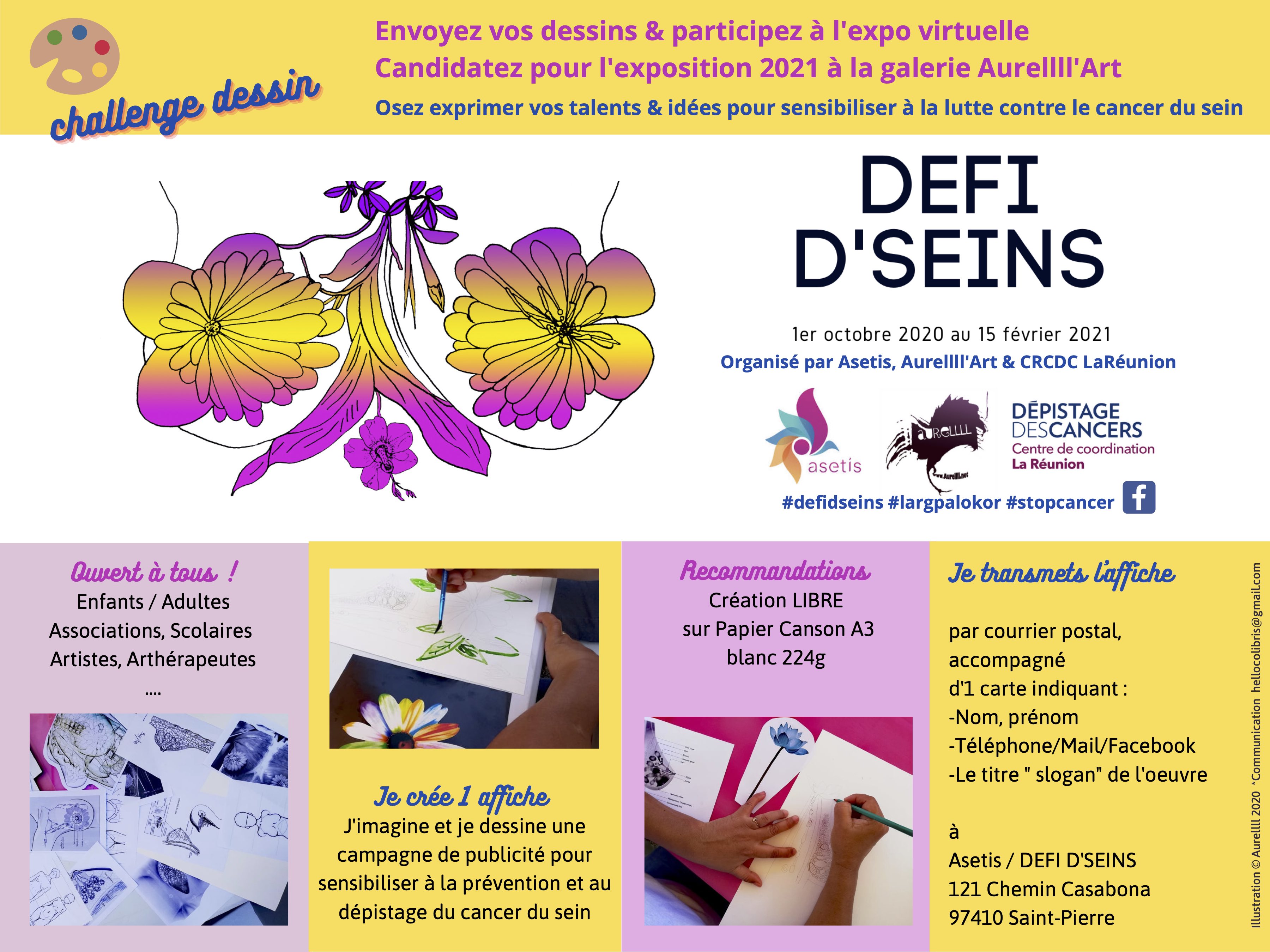 Participez à l'expo virtuelle DEFI D'SEINS
