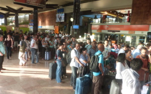 L'aéroport Roland Garros toujours pris d'assaut ce soir