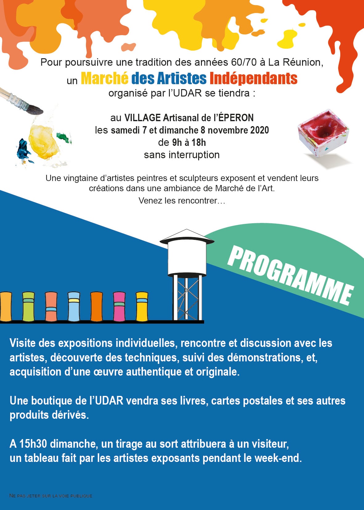 Un marché des artistes indépendants organisé à l’Éperon