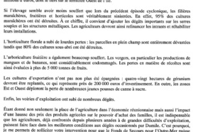 Dumile: Bello demande à Ayrault le déblocage du Fonds de secours pour l'Outre-mer
