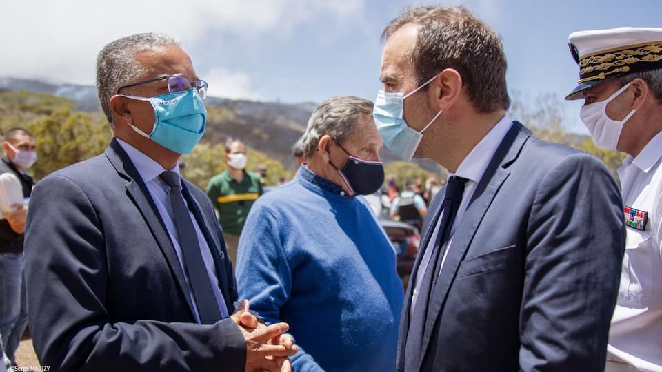 Retour en images au plus près de la journée marathon de Sébastien Lecornu à La Réunion
