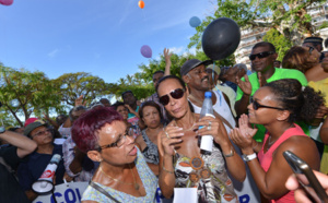Retour en images sur la manifestation en soutien à Francis Collomp au Port