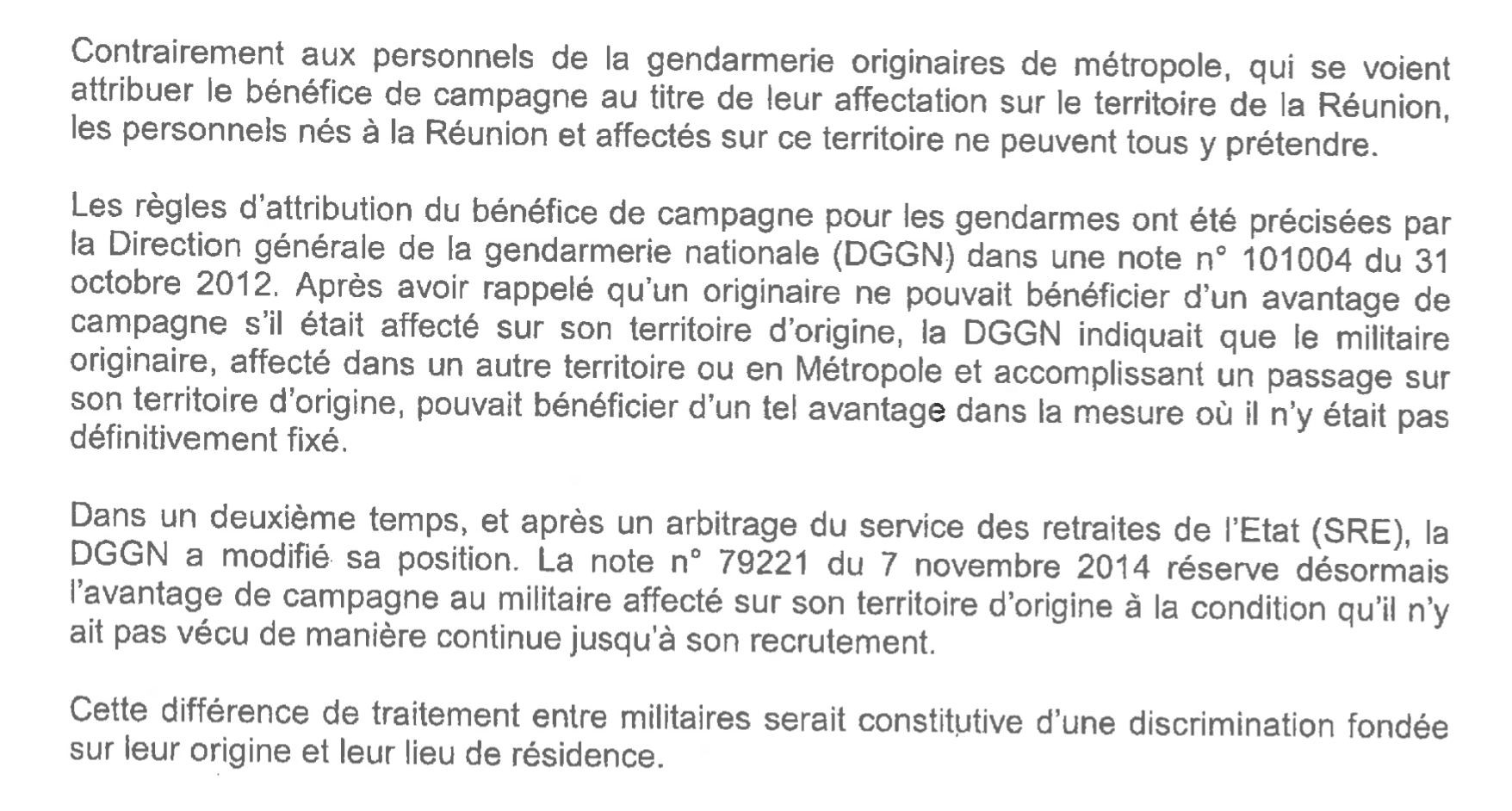 Le Défenseur des droits donne raison au collectif des gendarmes originaires de La Réunion