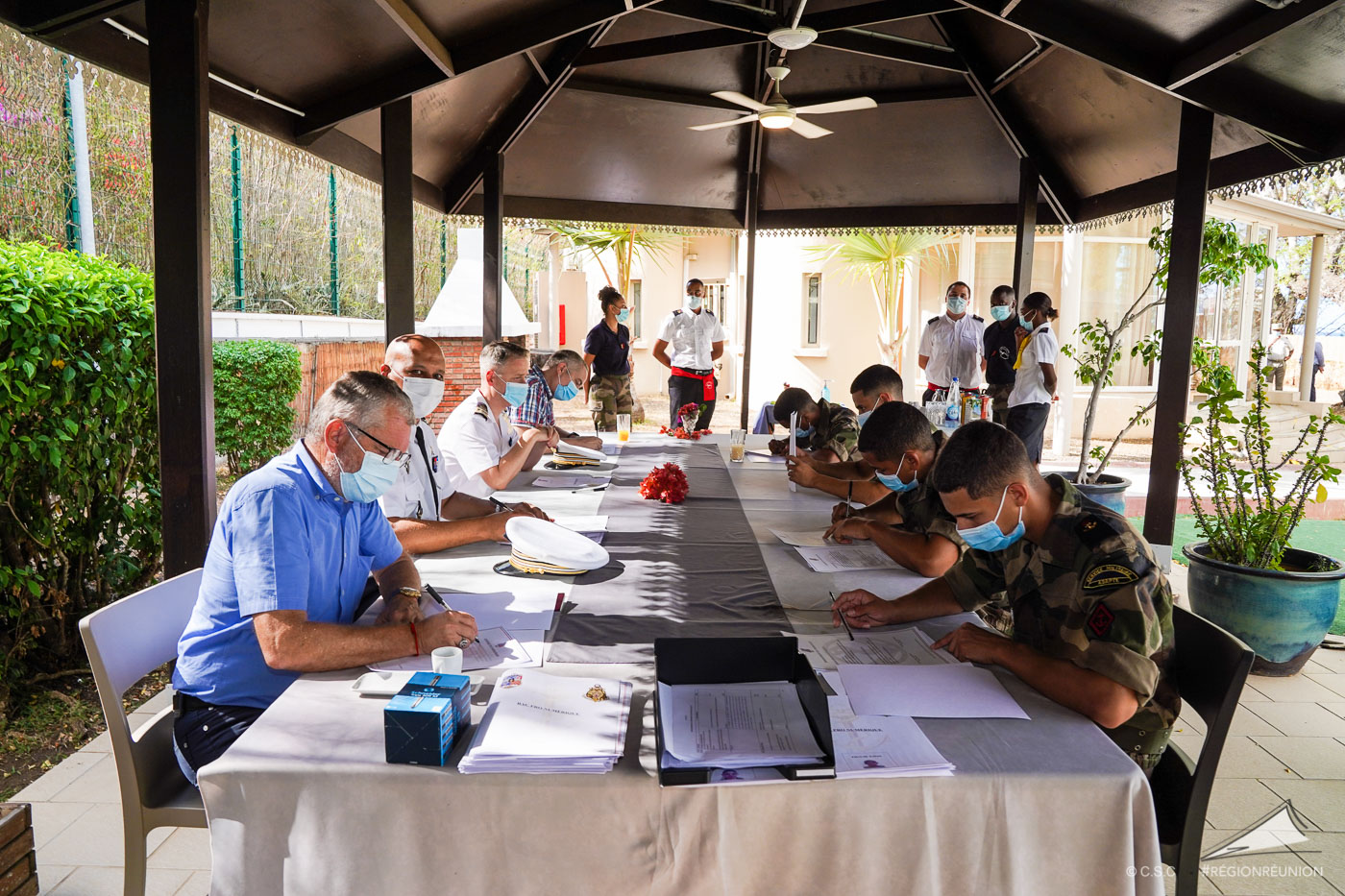 RSMA-R : cérémonie de parrainage des volontaires du bac pro numérique