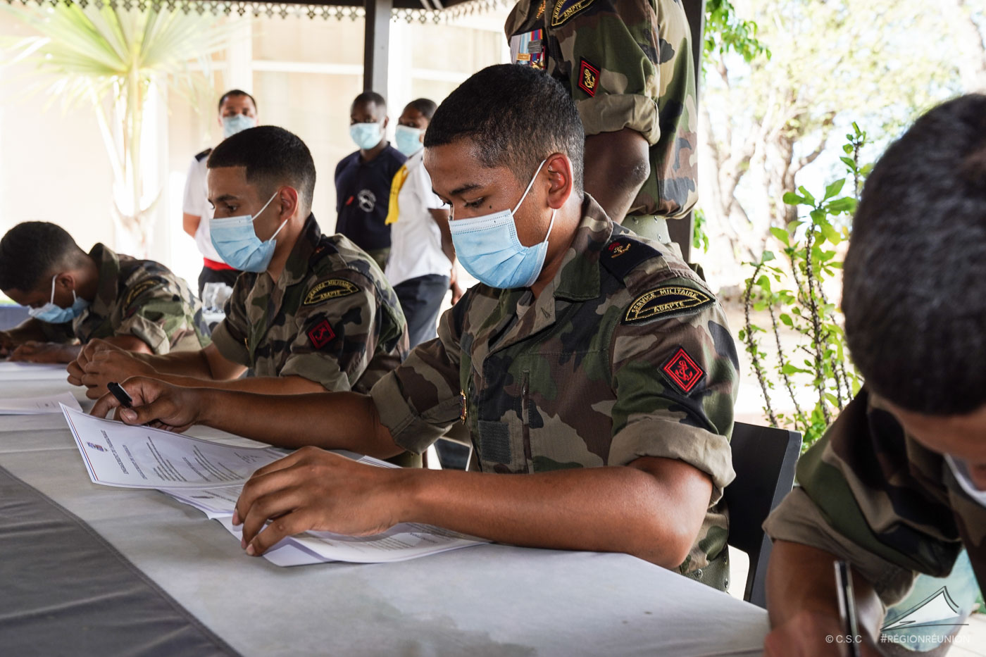 RSMA-R : cérémonie de parrainage des volontaires du bac pro numérique