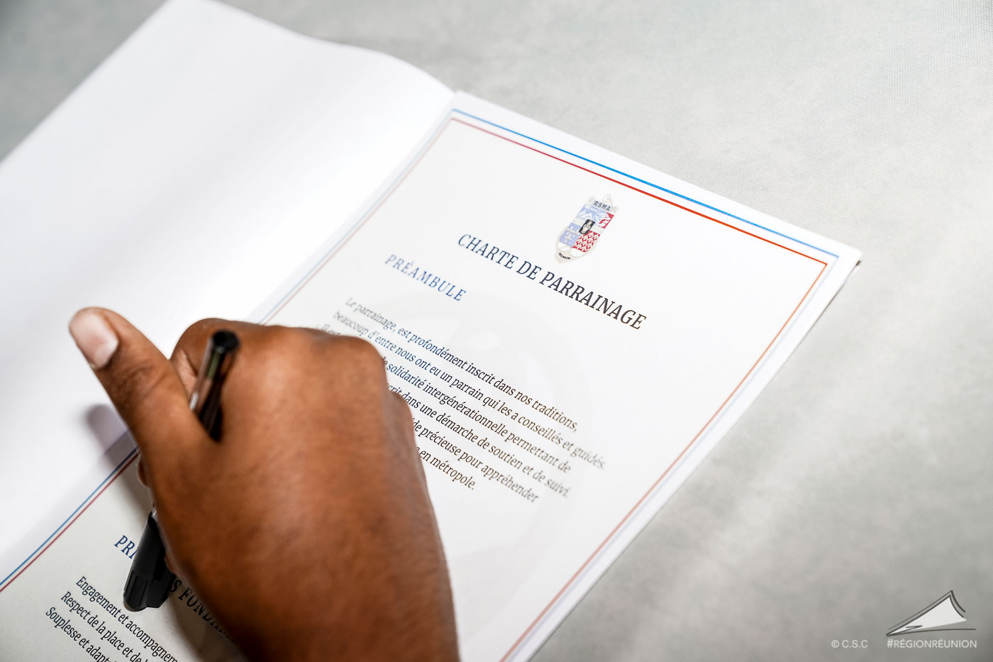 RSMA-R : cérémonie de parrainage des volontaires du bac pro numérique