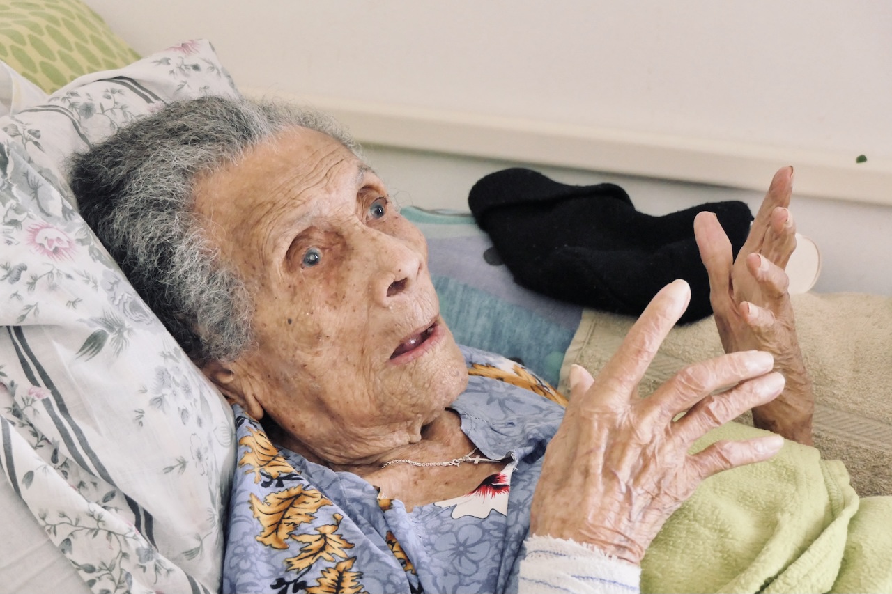 Marie Françoise HOAREAU fête ses 101 ans à Cambaie