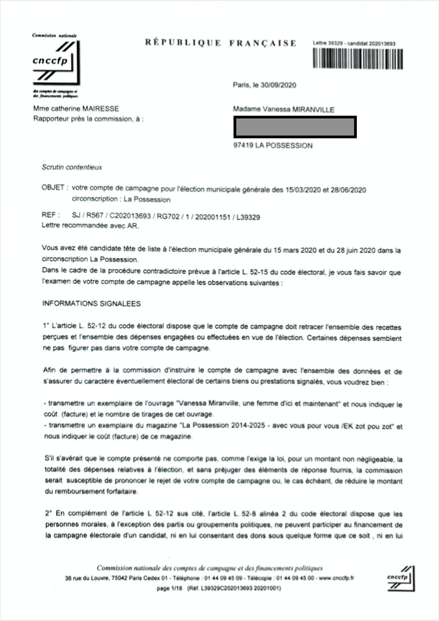 La Possession: Vanessa Miranville va-t-elle perdre son fauteuil de maire?