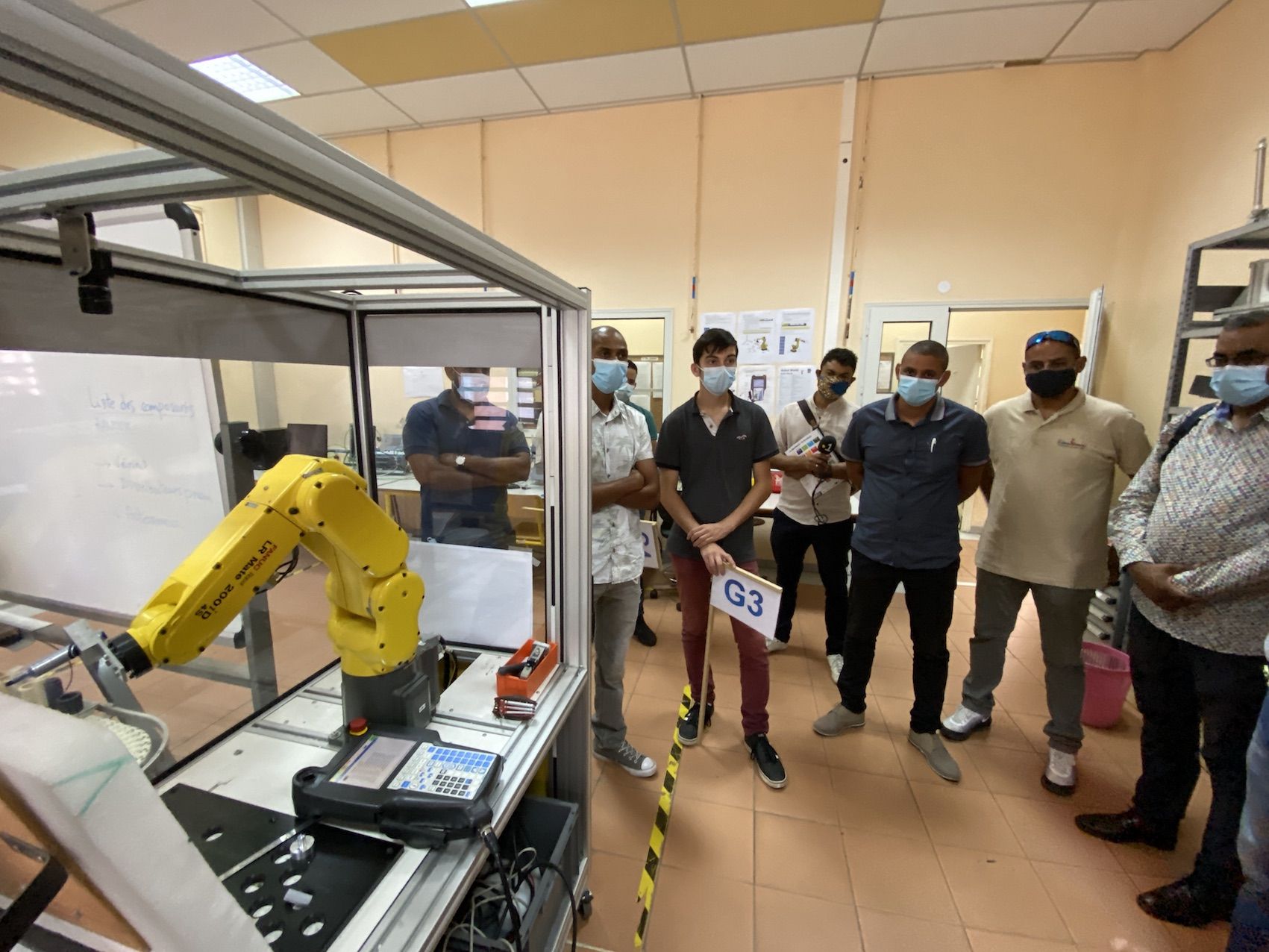 Inauguration du plateau mécatronique du lycée Lislet Geoffroy et ouverture de la licence professionnelle mécatronique et robotique de l’IUT