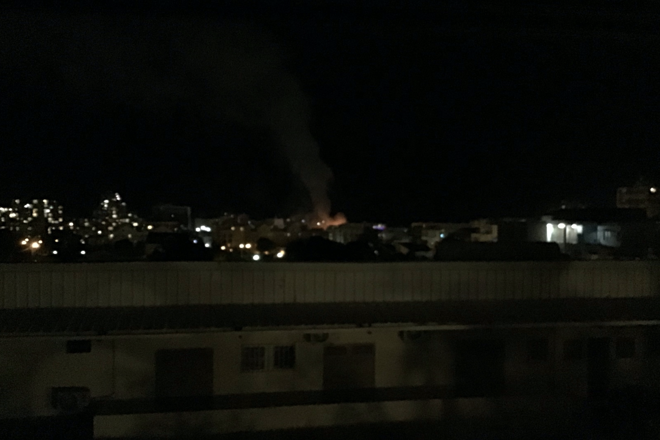 Un local squatté des Camélias part en fumée