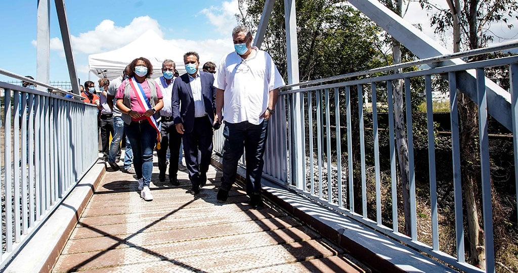 La Passerelle piétonne du Gol Saint-Louis ouverte