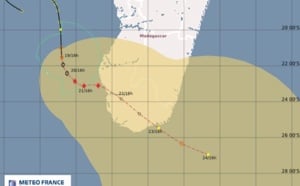 La tempête tropicale Haruna continue de se renforcer