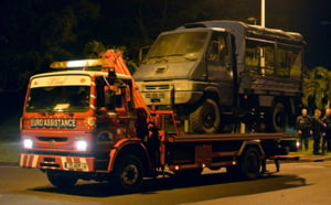 Les images marquantes de la nuit d'émeutes au Port